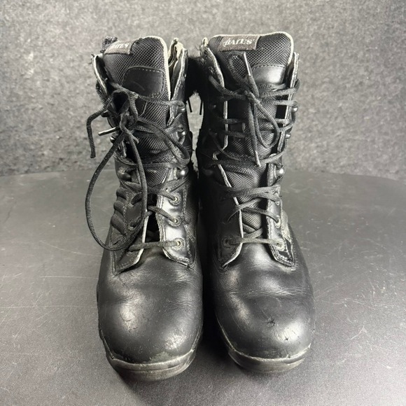 Bates Gore-Tex Leather Tactical Military Work Combat Boots Black Size 9 - Picture 1 of 13